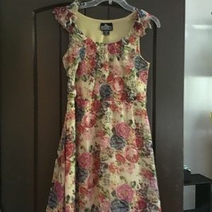 Floral sheer sundress